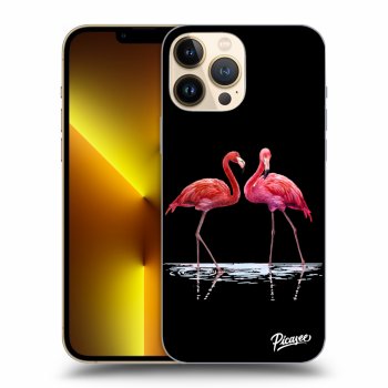 Hülle für Apple iPhone 13 Pro Max - Flamingos zu zweit