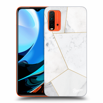 Hülle für Xiaomi Redmi 9T - White tile