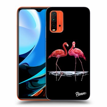 Picasee ULTIMATE CASE für Xiaomi Redmi 9T - Flamingos couple