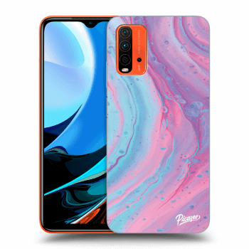 Hülle für Xiaomi Redmi 9T - Pink liquid