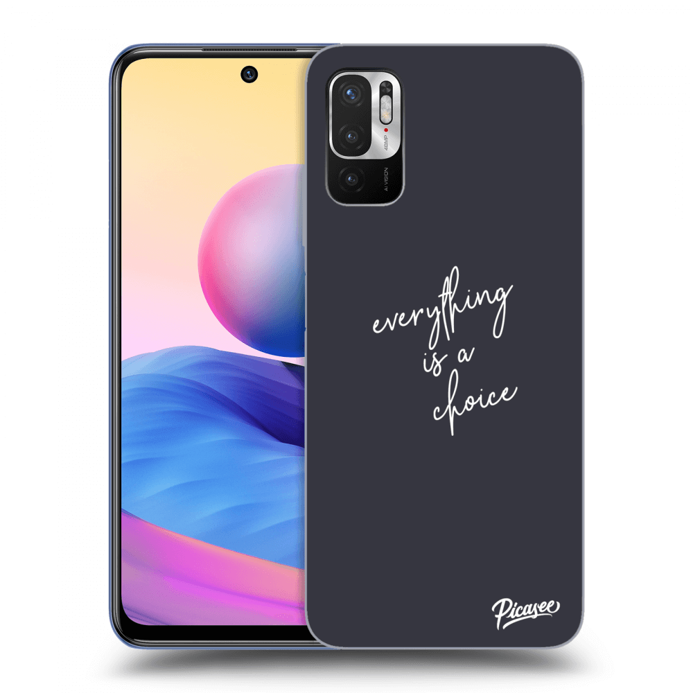 Picasee ULTIMATE CASE für Xiaomi Redmi Note 10 5G - Everything is a choice