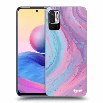 Hülle für Xiaomi Redmi Note 10 5G - Pink liquid