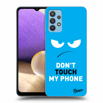 Hülle für Samsung Galaxy A32 4G SM-A325F - Angry Eyes - Blue