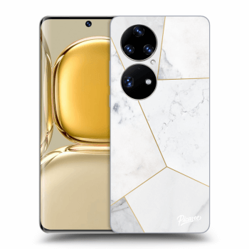 Hülle für Huawei P50 - White tile