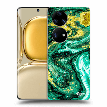 Hülle für Huawei P50 - Green Gold