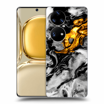 Hülle für Huawei P50 - Black Gold 2