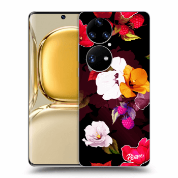 Hülle für Huawei P50 - Flowers and Berries