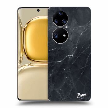 Hülle für Huawei P50 - Black marble