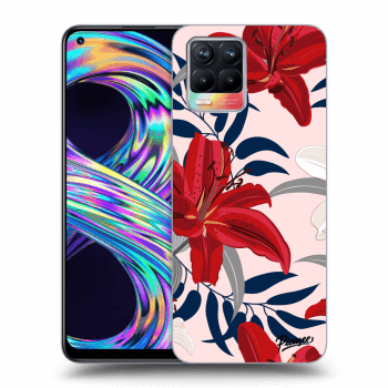 Hülle für Realme 8 4G - Red Lily