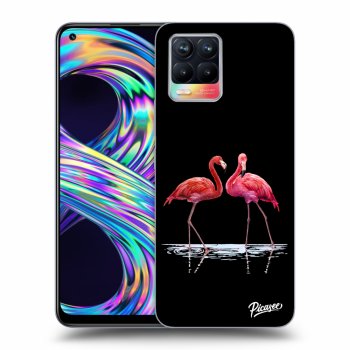 Hülle für Realme 8 4G - Flamingos zu zweit