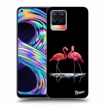 Picasee ULTIMATE CASE für Realme 8 4G - Flamingos couple