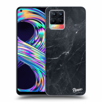 Hülle für Realme 8 4G - Black marble