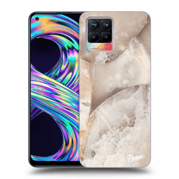 Hülle für Realme 8 4G - Cream marble