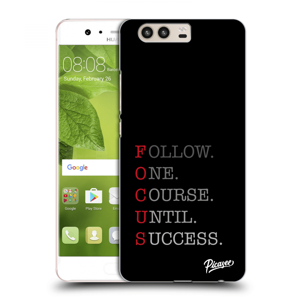 Picasee Huawei P10 Hülle - Transparentes Silikon - Focus