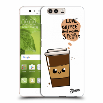Picasee Huawei P10 Hülle - Transparentes Silikon - Cute coffee