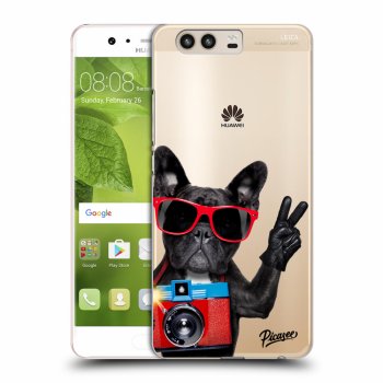 Picasee Huawei P10 Hülle - Transparentes Silikon - French Bulldog