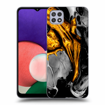 Hülle für Samsung Galaxy A22 5G A226B - Black Gold