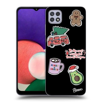 Hülle für Samsung Galaxy A22 5G A226B - Christmas Stickers