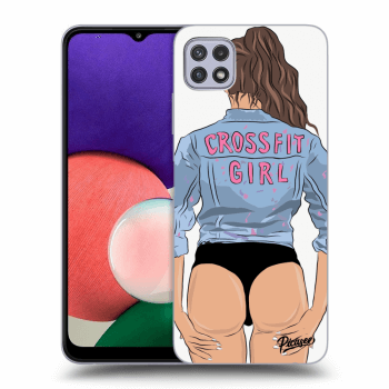 Hülle für Samsung Galaxy A22 A226B 5G - Crossfit girl - nickynellow