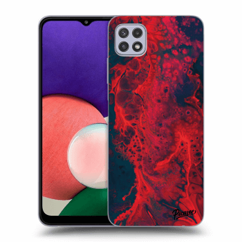 Hülle für Samsung Galaxy A22 5G A226B - Organic red