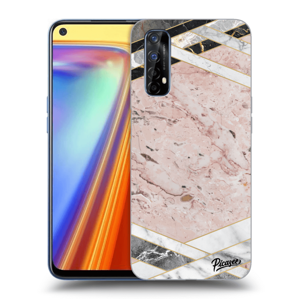 Picasee ULTIMATE CASE für Realme 7 - Pink geometry