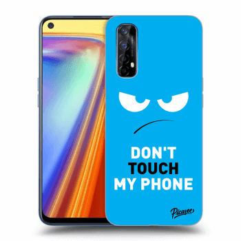 Hülle für Realme 7 - Angry Eyes - Blue