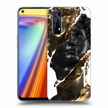 Hülle für Realme 7 - Gold - Black