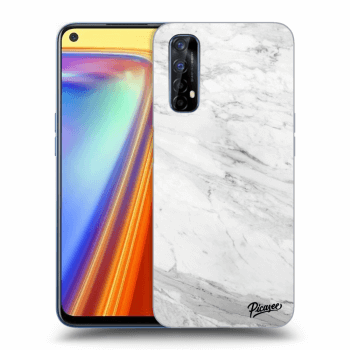 Hülle für Realme 7 - White marble