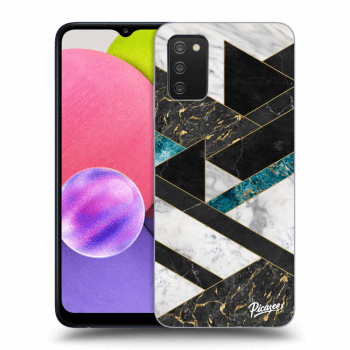 Hülle für Samsung Galaxy A02s A025G - Dark geometry