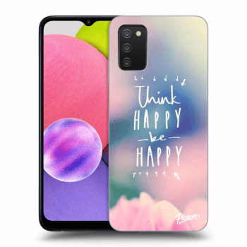 Hülle für Samsung Galaxy A02s A025G - Think happy be happy