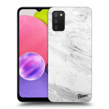 Hülle für Samsung Galaxy A02s A025G - White marble