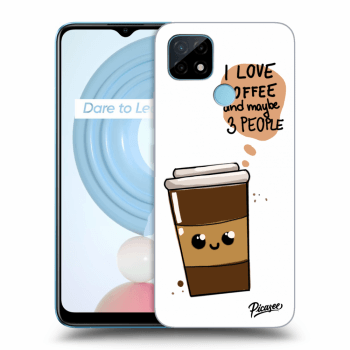 Hülle für Realme C21 - Cute coffee