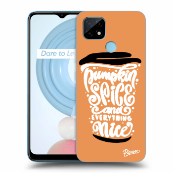 Hülle für Realme C21 - Pumpkin coffee