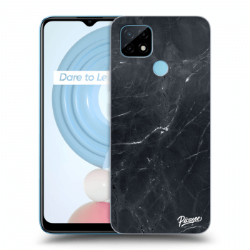 Hülle für Realme C21 - Black marble