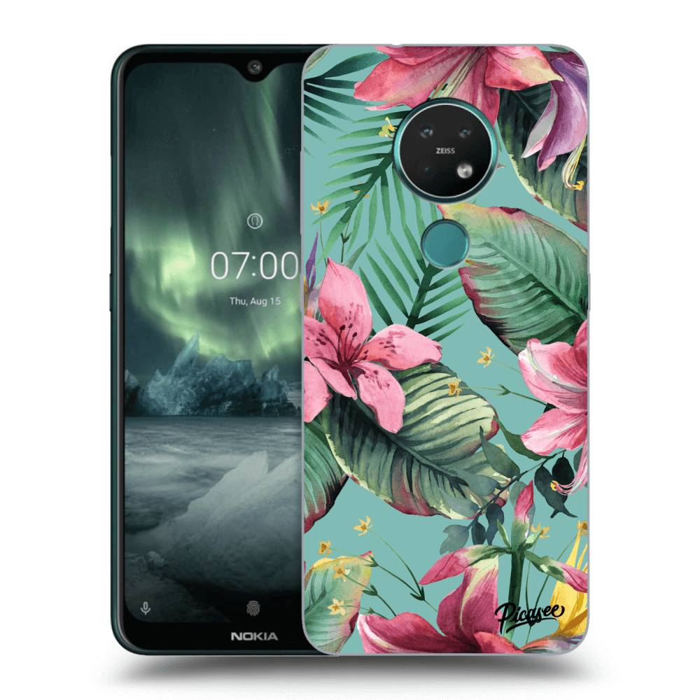 Picasee Nokia 7.2 Hülle - Schwarzes Silikon - Hawaii