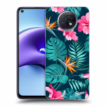 Hülle für Xiaomi Redmi Note 9T - Pink Monstera