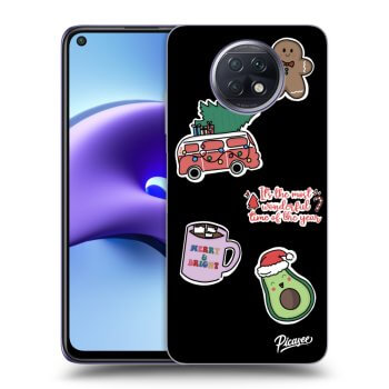 Hülle für Xiaomi Redmi Note 9T - Christmas Stickers