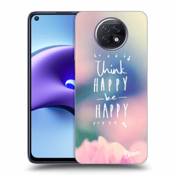 Picasee Xiaomi Redmi Note 9T Hülle - Transparentes Silikon - Think happy be happy