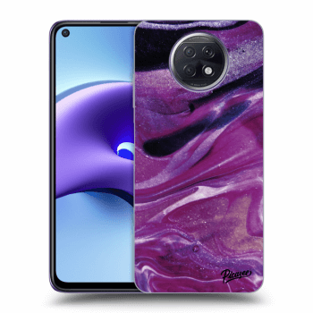 Hülle für Xiaomi Redmi Note 9T - Purple glitter