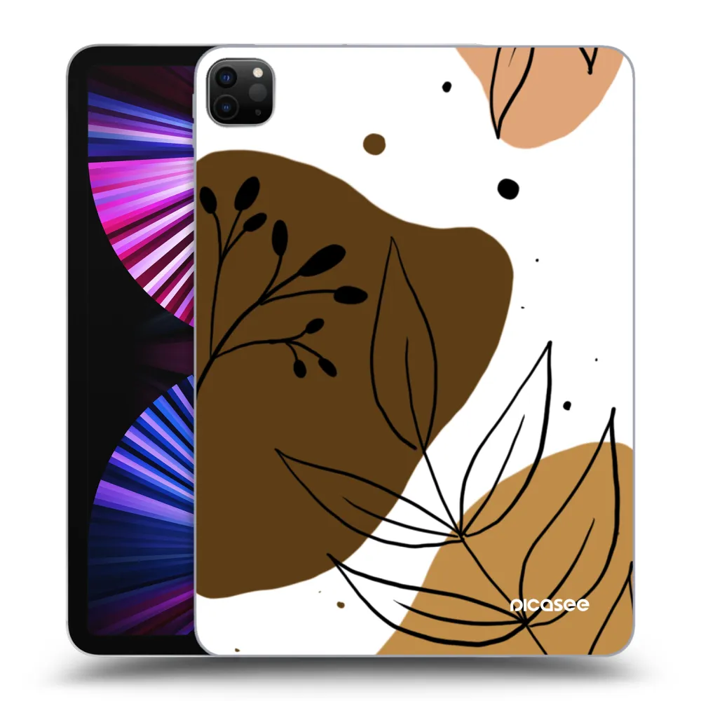 Picasee Schwarze Silikonhülle für Apple iPad Pro 11" 2021 (3.gen) - Boho style