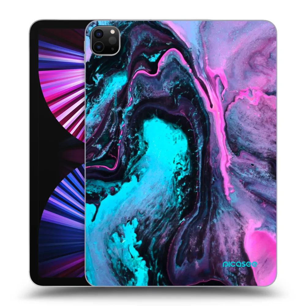 Picasee Schwarze Silikonhülle für Apple iPad Pro 11" 2021 (3.gen) - Lean 2