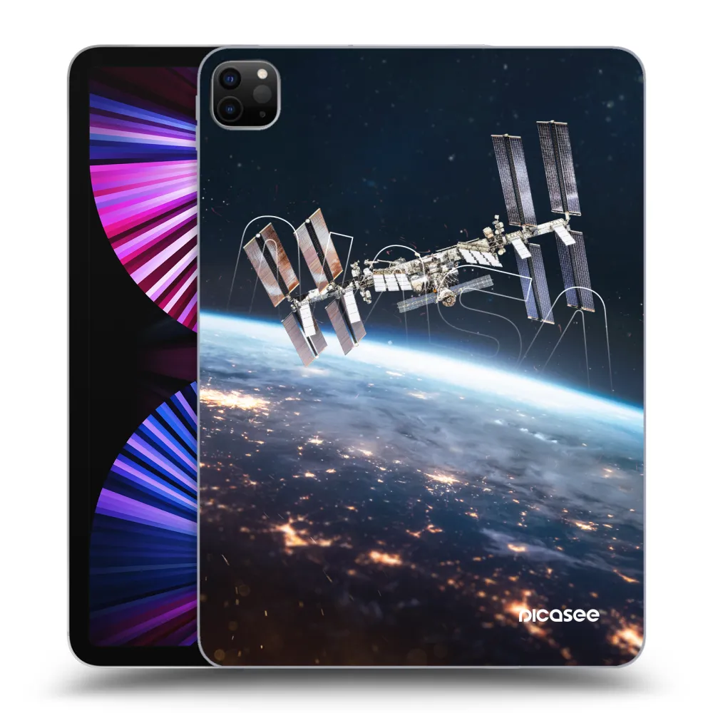 Picasee Schwarze Silikonhülle für Apple iPad Pro 11" 2021 (3.gen) - Station