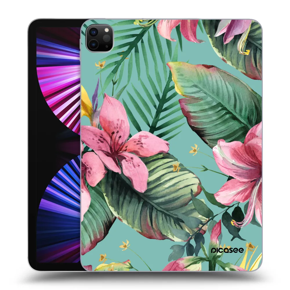 Picasee Schwarze Silikonhülle für Apple iPad Pro 11" 2021 (3.gen) - Hawaii