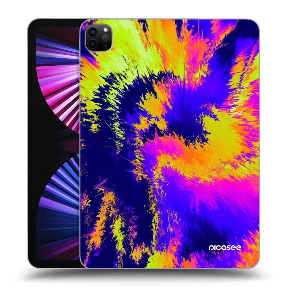 Picasee Schwarze Silikonhülle für Apple iPad Pro 11" 2021 (3.gen) - Burn
