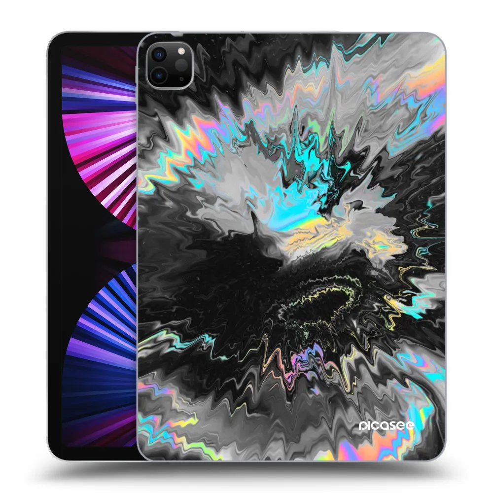 Picasee Schwarze Silikonhülle für Apple iPad Pro 11" 2021 (3.gen) - Magnetic