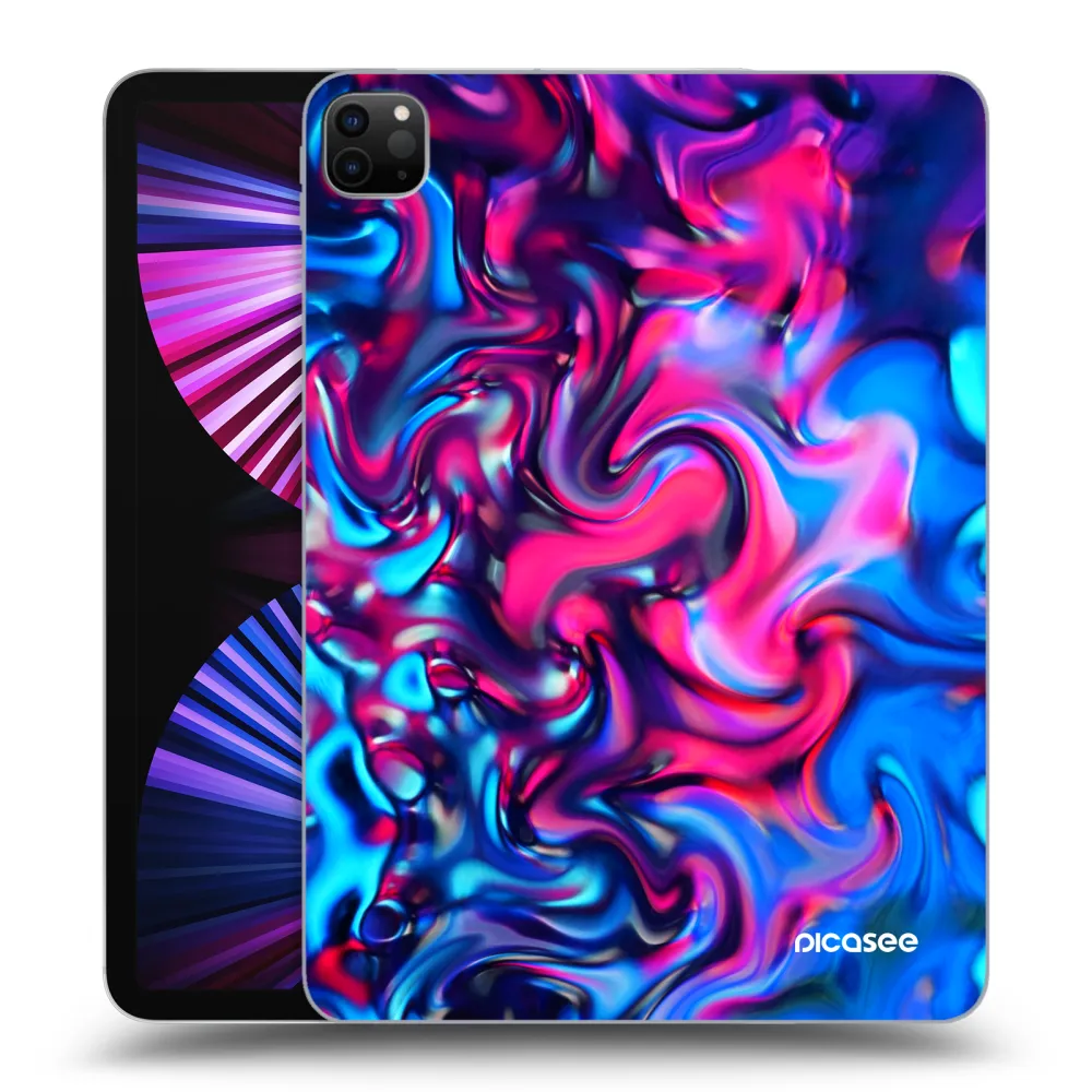 Picasee Schwarze Silikonhülle für Apple iPad Pro 11" 2021 (3.gen) - Redlight