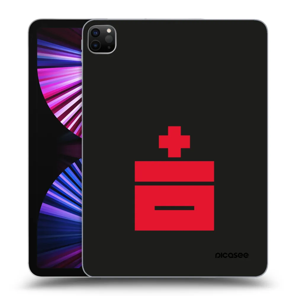 Picasee Schwarze Silikonhülle für Apple iPad Pro 11" 2021 (3.gen) - Le Plastenciaga