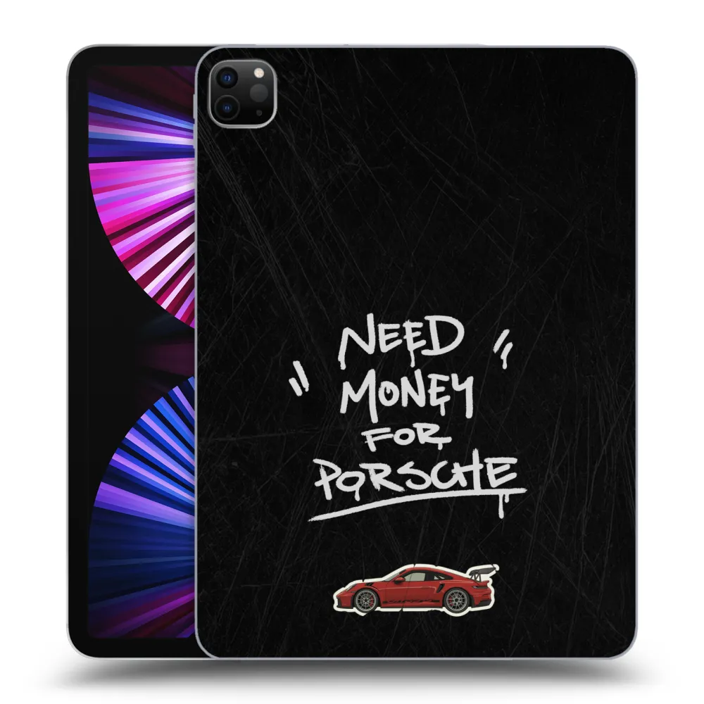 Picasee Schwarze Silikonhülle für Apple iPad Pro 11" 2021 (3.gen) - Dark Racer