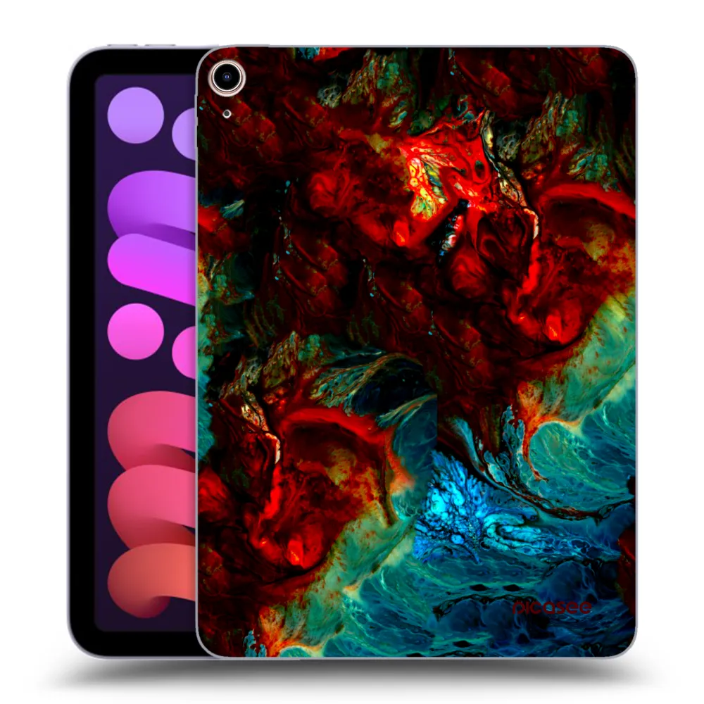 Picasee transparente Silikonhülle für Apple iPad mini 2021 (6. gen) - Universe