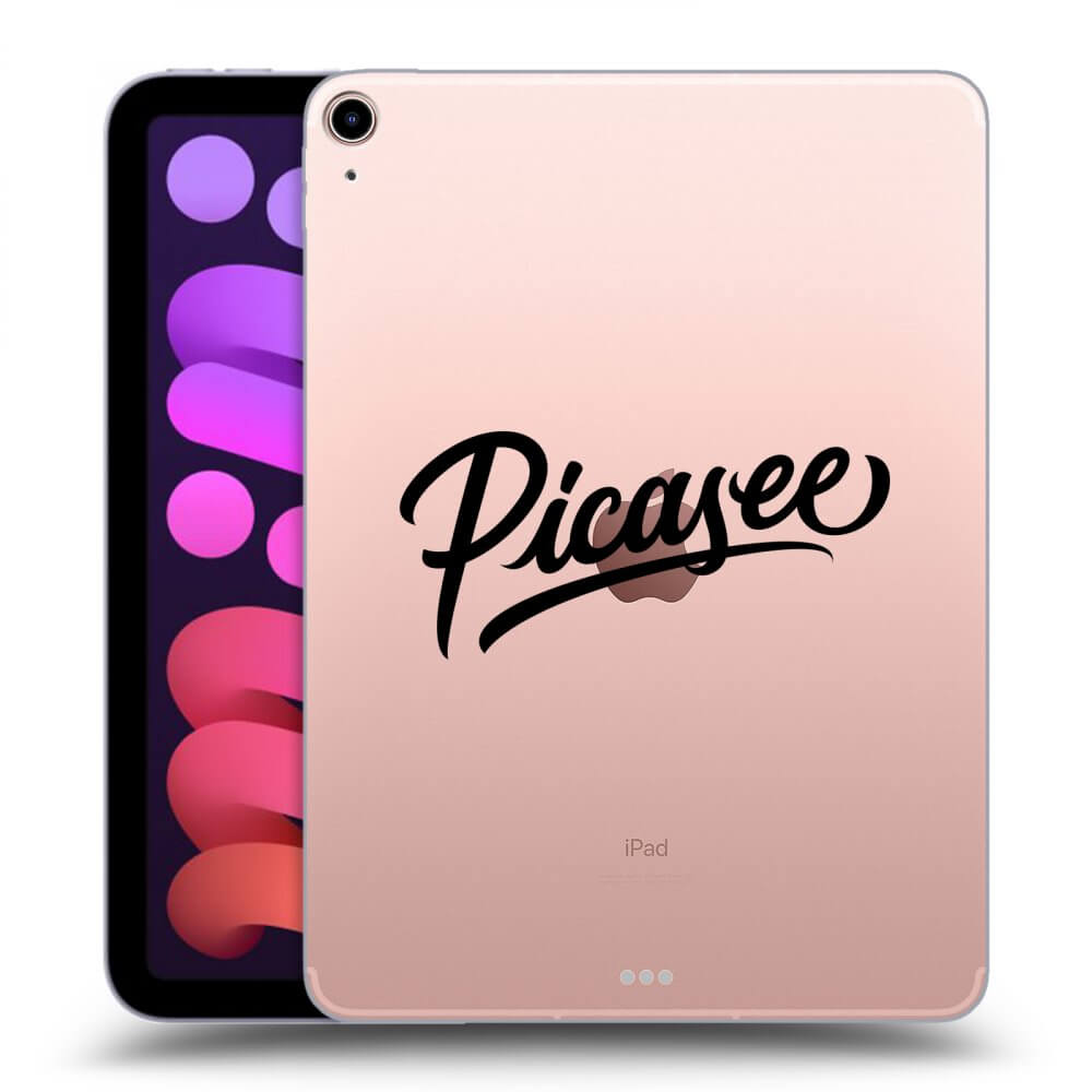 Picasee transparente Silikonhülle für Apple iPad mini 2021 (6. gen) - Picasee - old logo - black